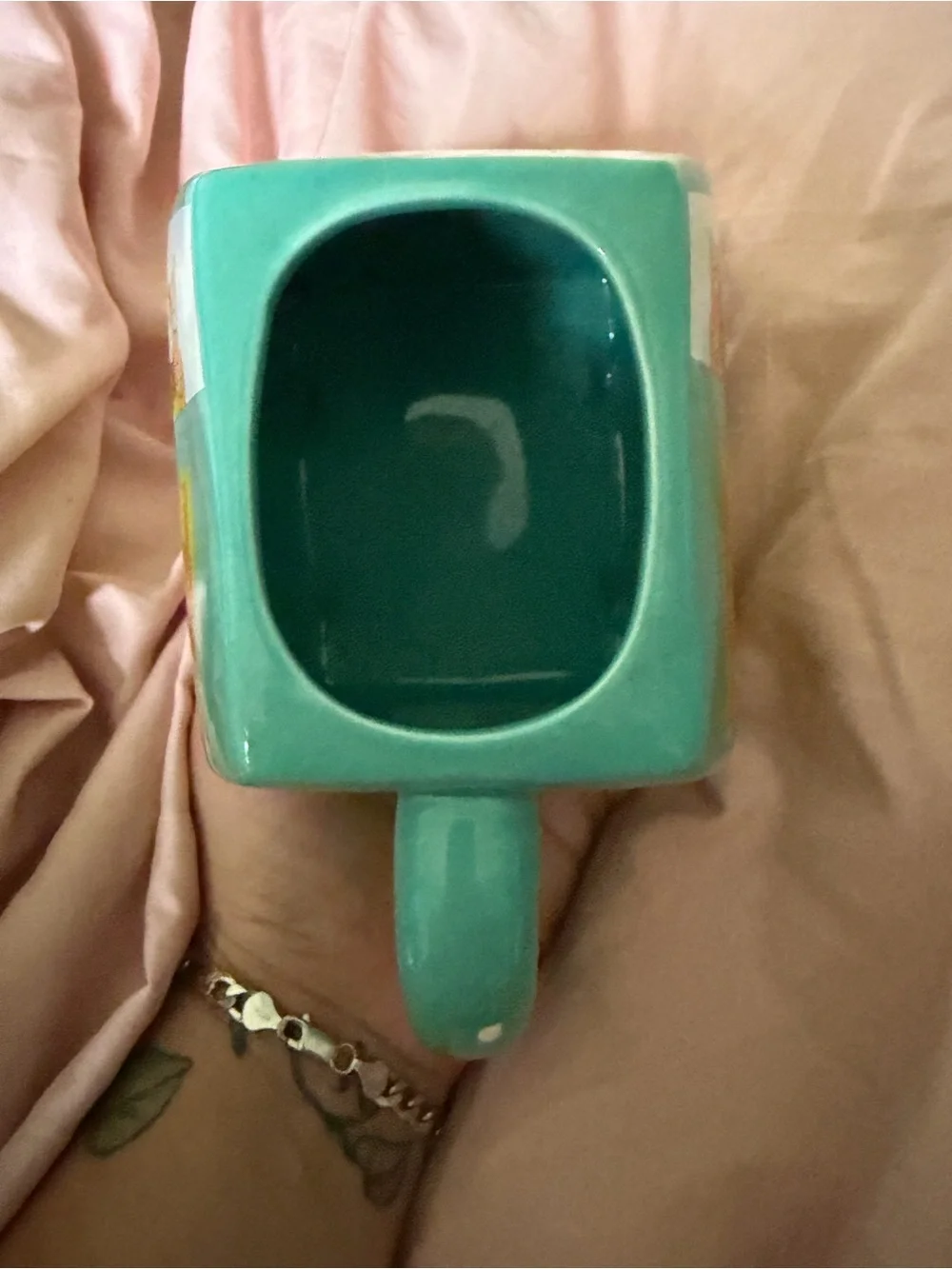 The Mystery Machine Kids Ceramic Mug - Turquoise & Lime